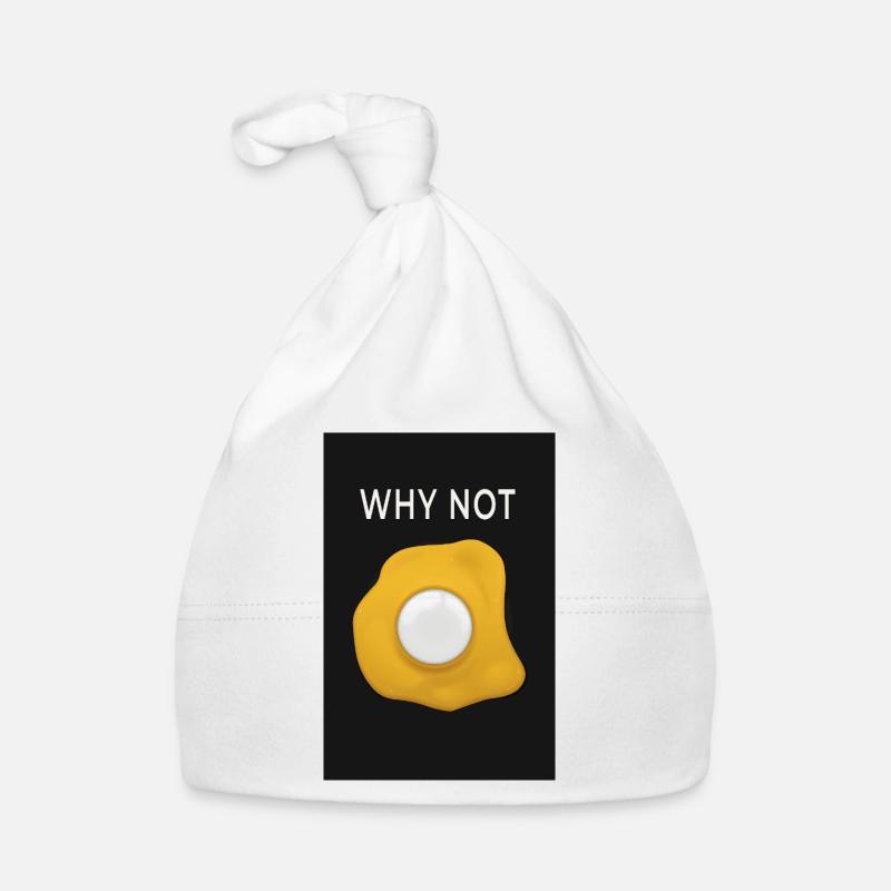 Why Not Minimal Poster Egg Design Modern Organic Baby Cap