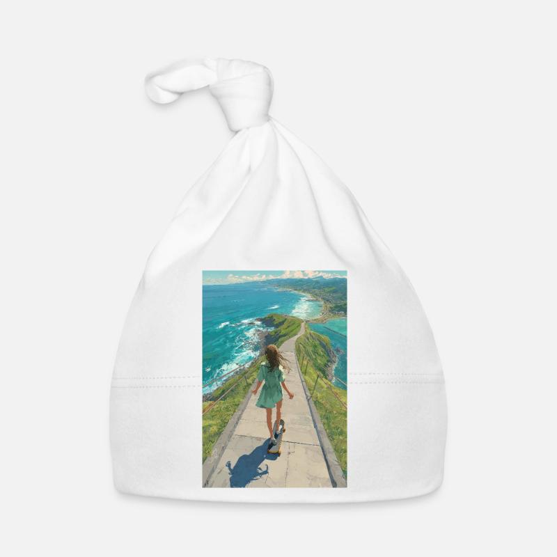 Longboarder à crête côtière Bonnet bio Bébé
