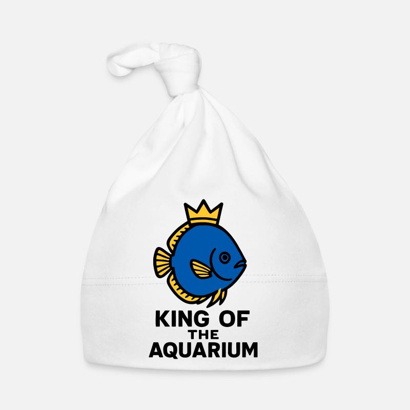 The King of the Aquarium Crowned Discus Fish Organic Baby Cap