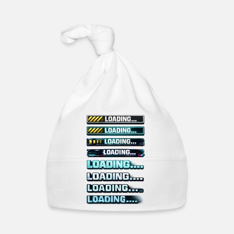 Neon Download Notification Graphics Organic Baby Cap
