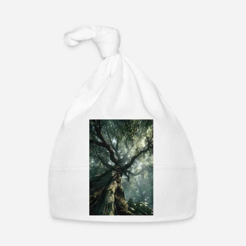 Ancient Forest Light Organic Baby Cap
