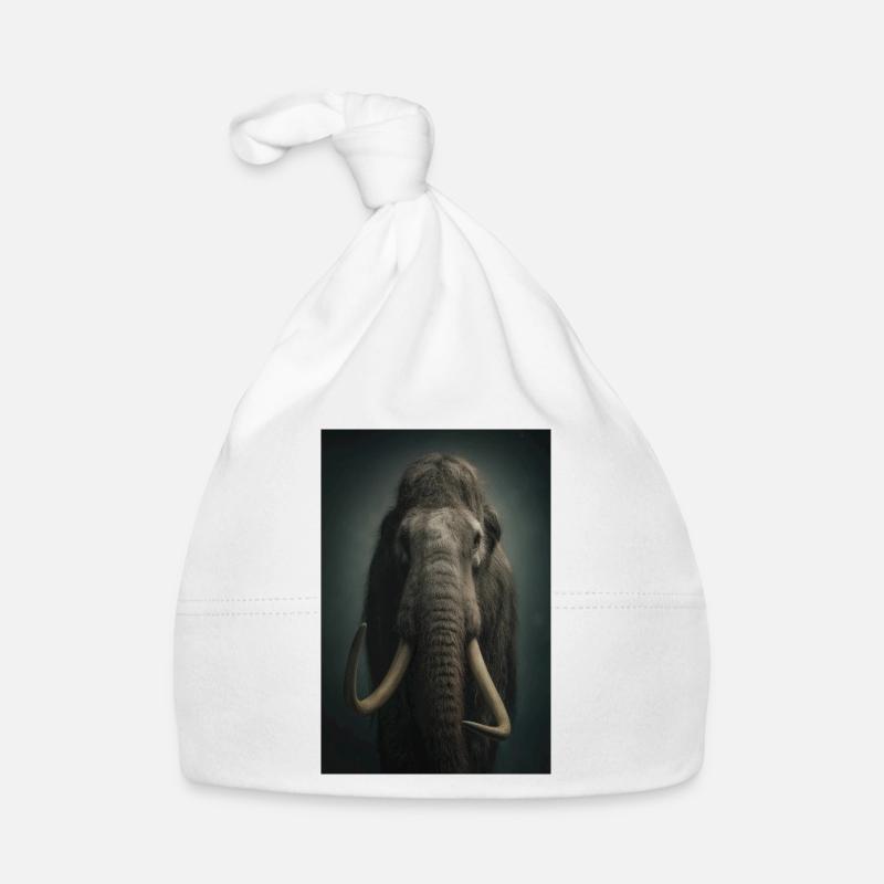 Éléphant d’ivoire nocturne Bonnet bio Bébé