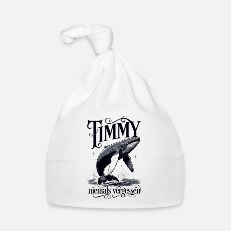 Timmy, der Wal Baby Bio-Mütze