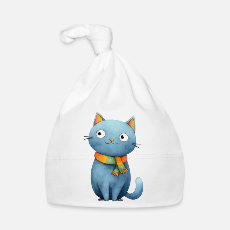 Little cat magic tale style Organic Baby Cap