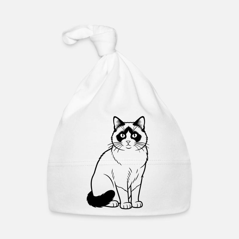 Chat Raquette Bonnet bio Bébé