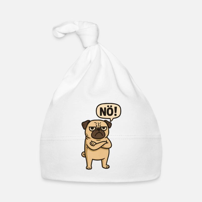 Déclaration de non sur le chien carlin Bonnet bio Bébé