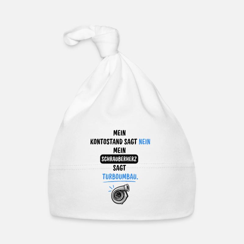 Schrauberherz  Baby Bio-Mütze
