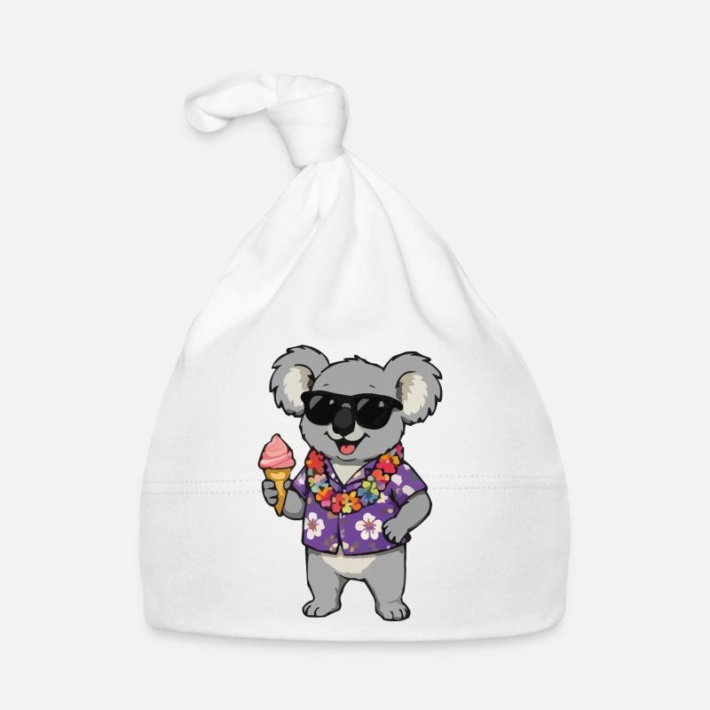 Glace hawaïenne Koala Bonnet bio Bébé