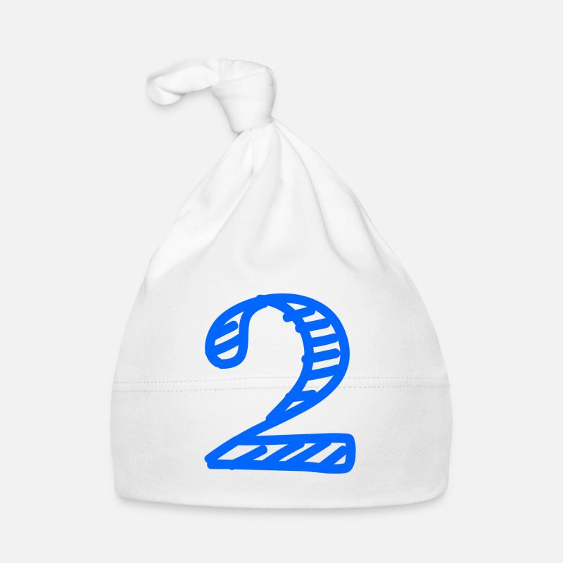 2 ANS. 2e ANNIVERSAIRE. ANNIVERSAIRE 2 ANS. 2 Bonnet bio Bébé