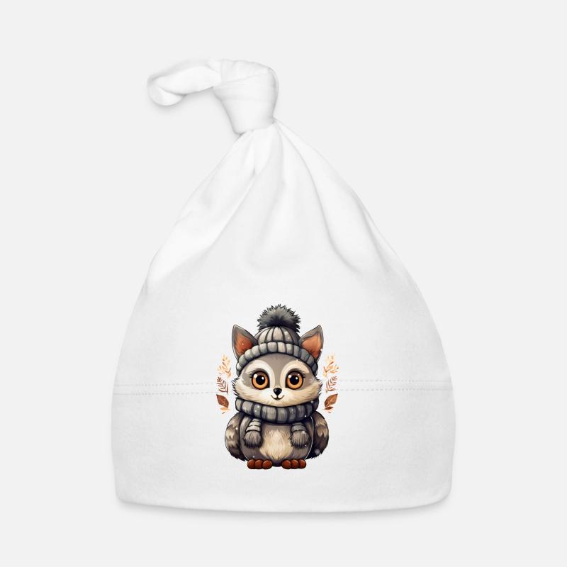 Doudou avec écharpe et chapeau Bonnet bio Bébé