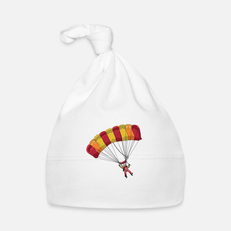 Skydiving Skydiver Organic Baby Cap