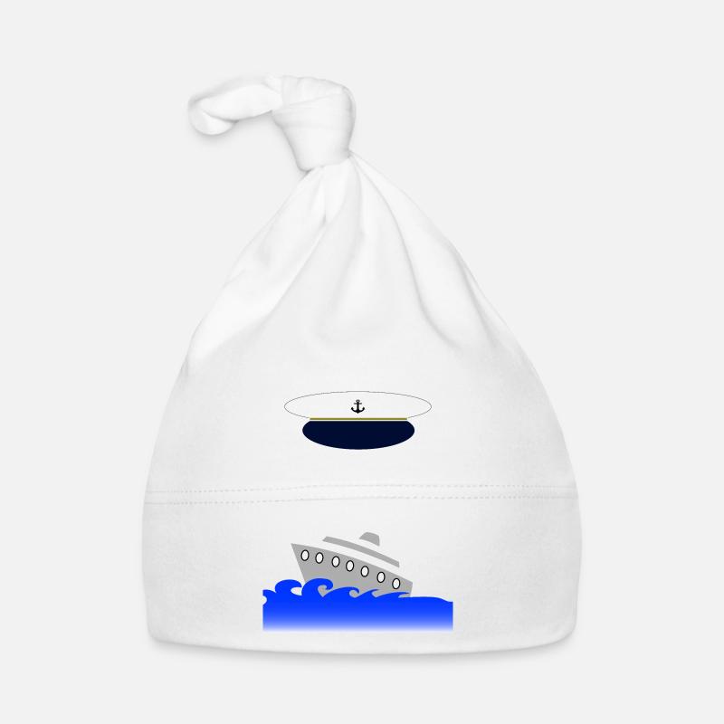 Schiffskapitän Baby Bio-Mütze