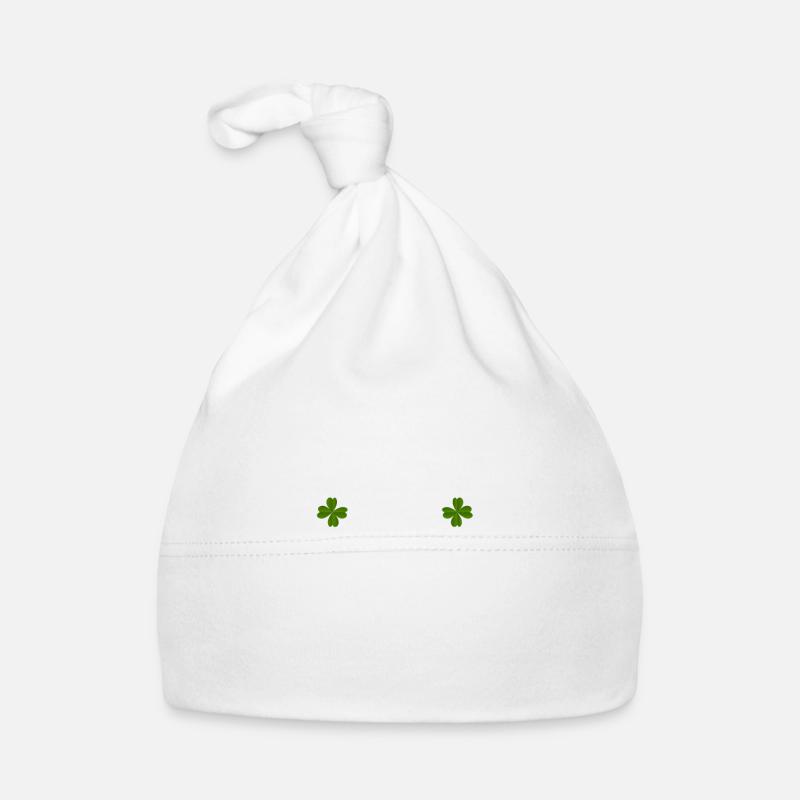 Lucky Luck Bénédiction Béni Divin - Bonnet bio Bébé - blanc