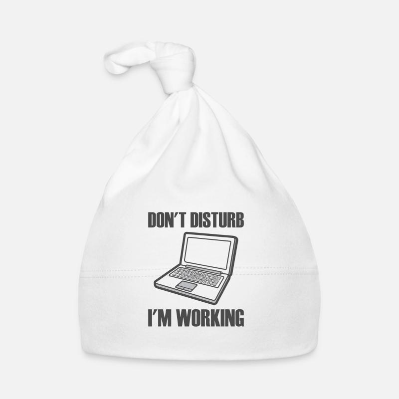 Laptop dont disturb im working Baby Bio-Mütze