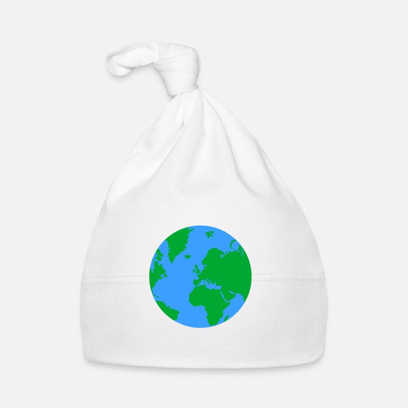 Planet Erde Baby Bio-Mütze