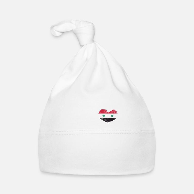 Drapeau arabe drapeau de Damas Bonnet bio Bébé