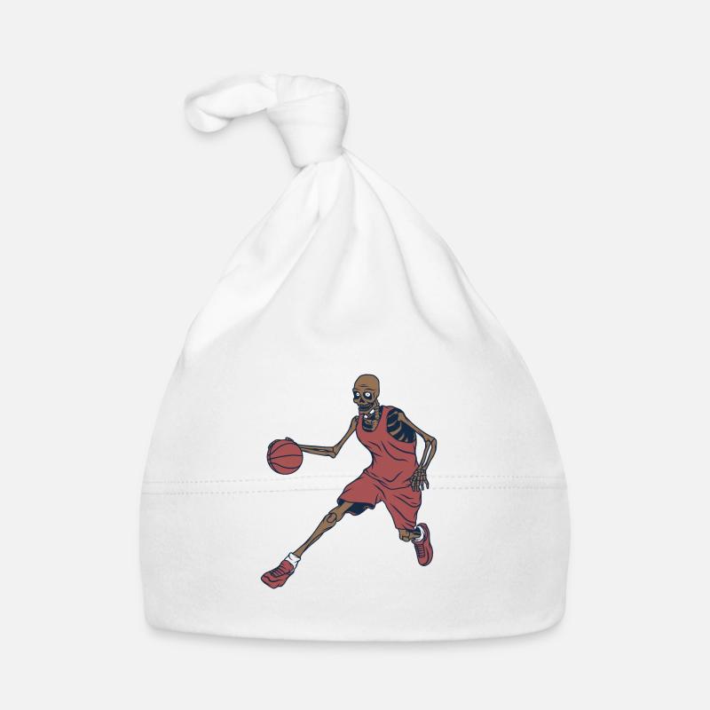 Basketballer Skelett Baby Bio-Mütze