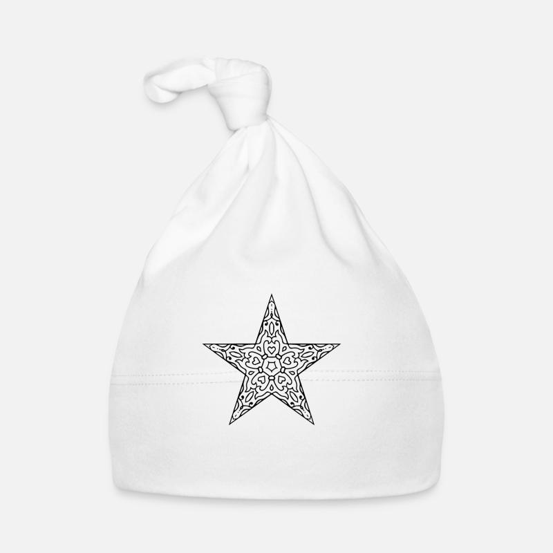Mandala étoilé Bonnet bio Bébé