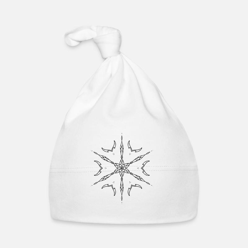 Minimalist Mandala Organic Baby Cap