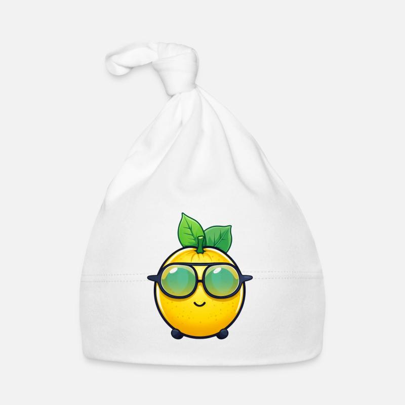 Cool Lemon - Refreshing Lemonade Design Organic Baby Cap