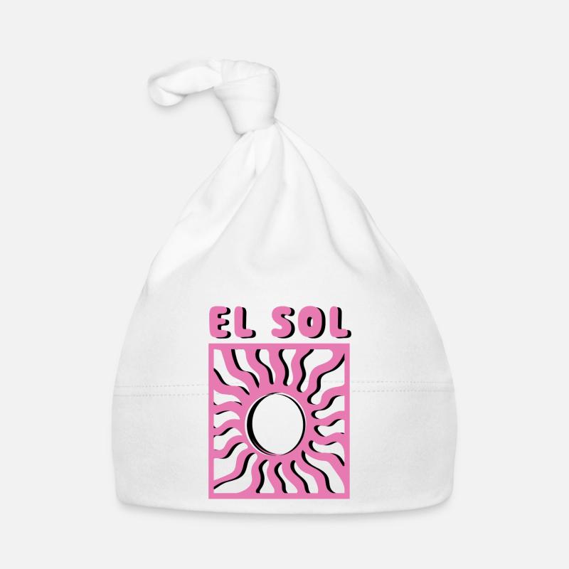 El Sol - die spanische Sonne - Geschenkidee Baby Bio-Mütze