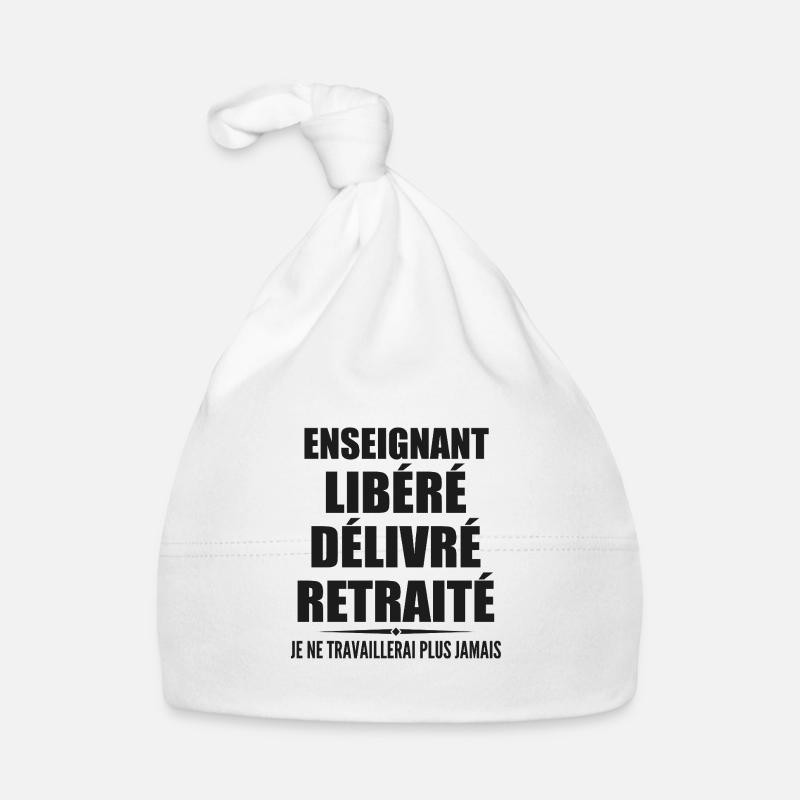 Lehrer feiert Ruhestand mit Humor Geschenk Baby Bio-Mütze