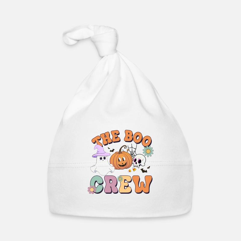 Équipe Halloween Boo Crew Bonnet bio Bébé