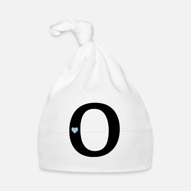 Buchstabe O Anfangsbuchstabe Baby Bio-Mütze