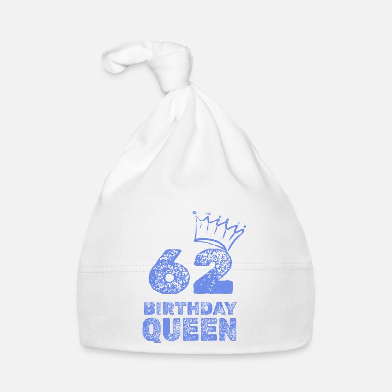 Birthday 62 Organic Baby Cap