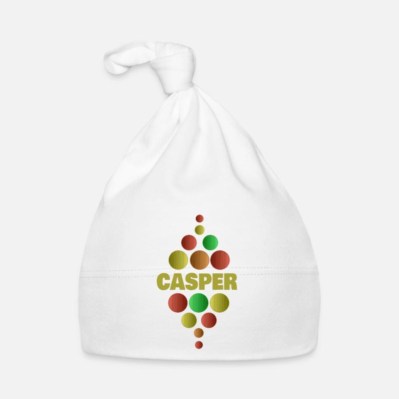 Casper as a first grader Organic Baby Cap