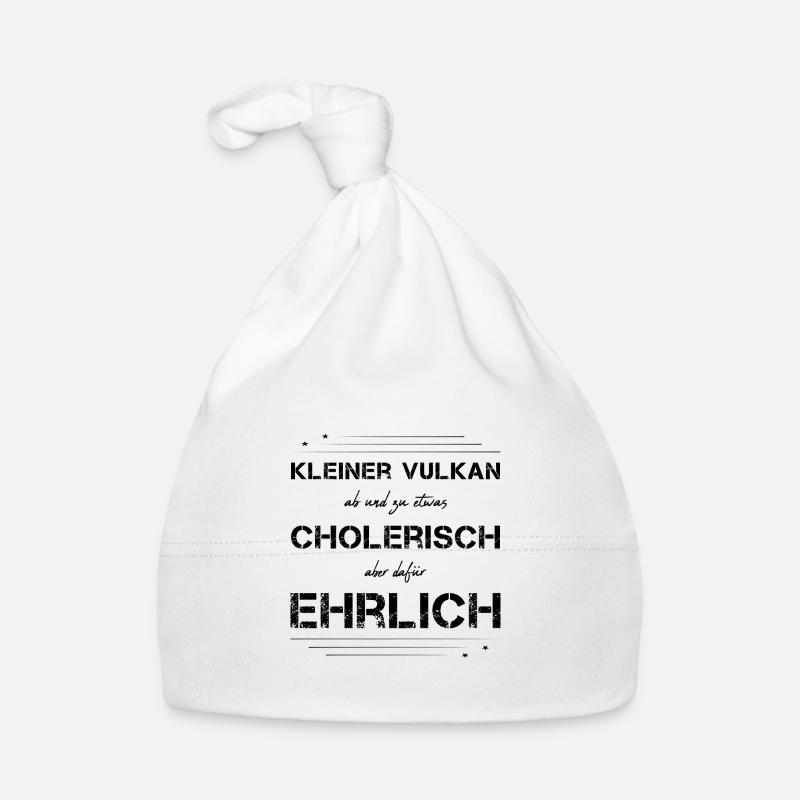 cholerisch ehrlich Choleriker Baby Bio-Mütze