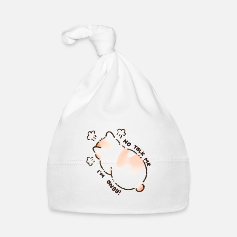 Ne me parle pas, je suis un chat en colère Bonnet bio Bébé