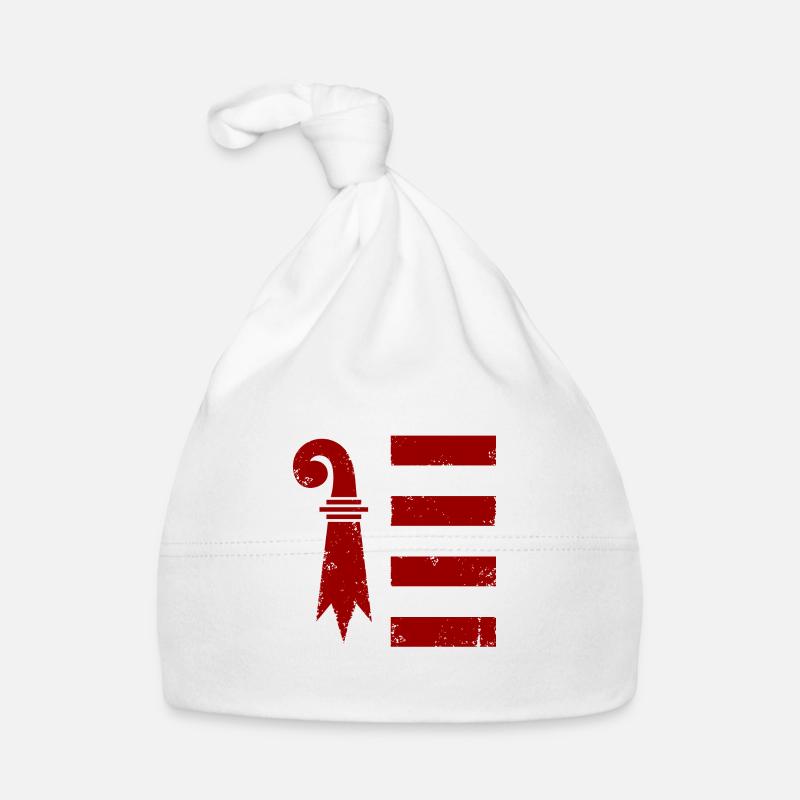 Drapeau du Jura - Bonnet bio Bébé - blanc