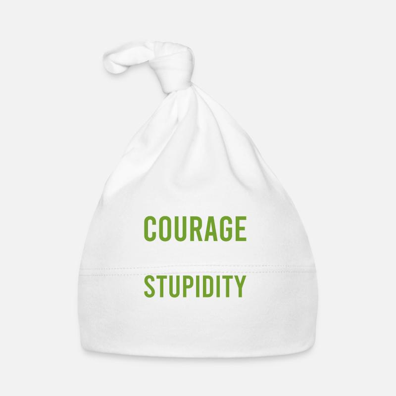 Courage stupides et cadeau Stupid Bonnet bio Bébé