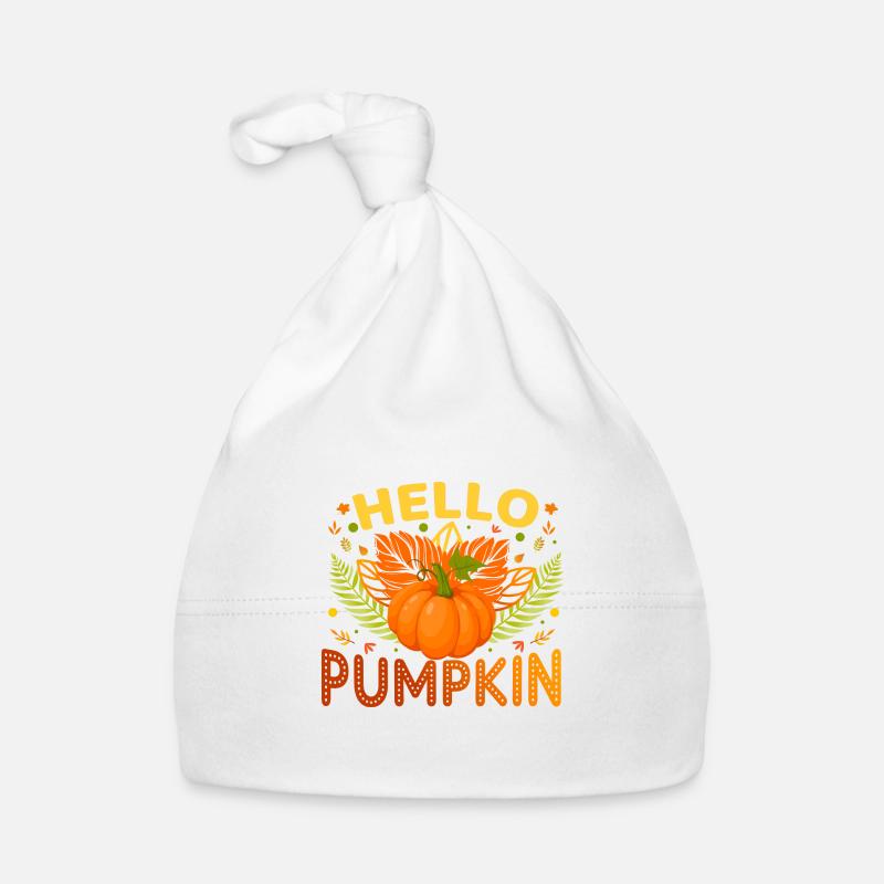 Autumn Hello Pumpkin Baby Bio-Mütze