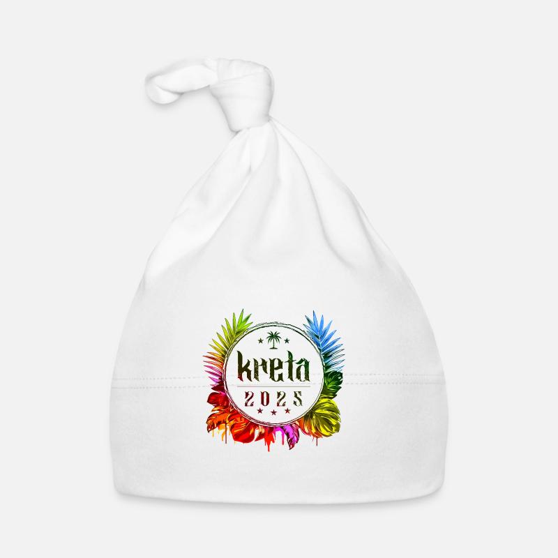 Crète 2025 Coloré Bonnet bio Bébé
