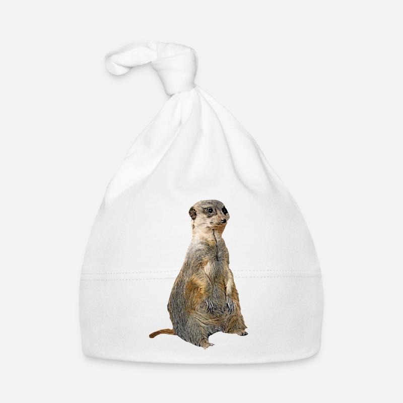 Erdmännchen Baby Bio-Mütze