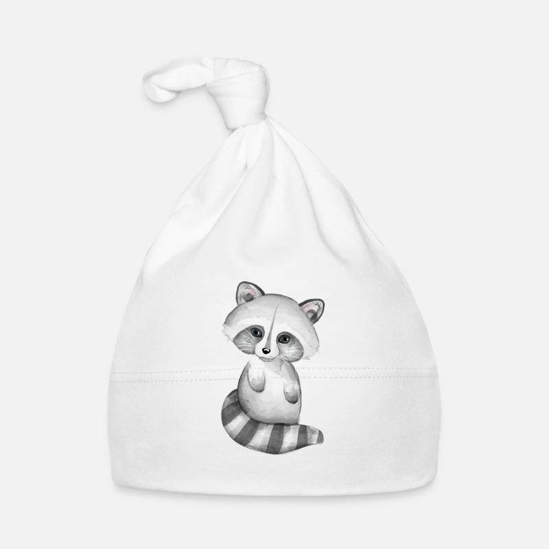 Mignon bébé raton laveur Bonnet bio Bébé