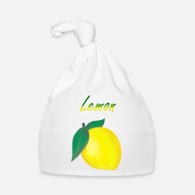 Lemon / lemon Organic Baby Cap