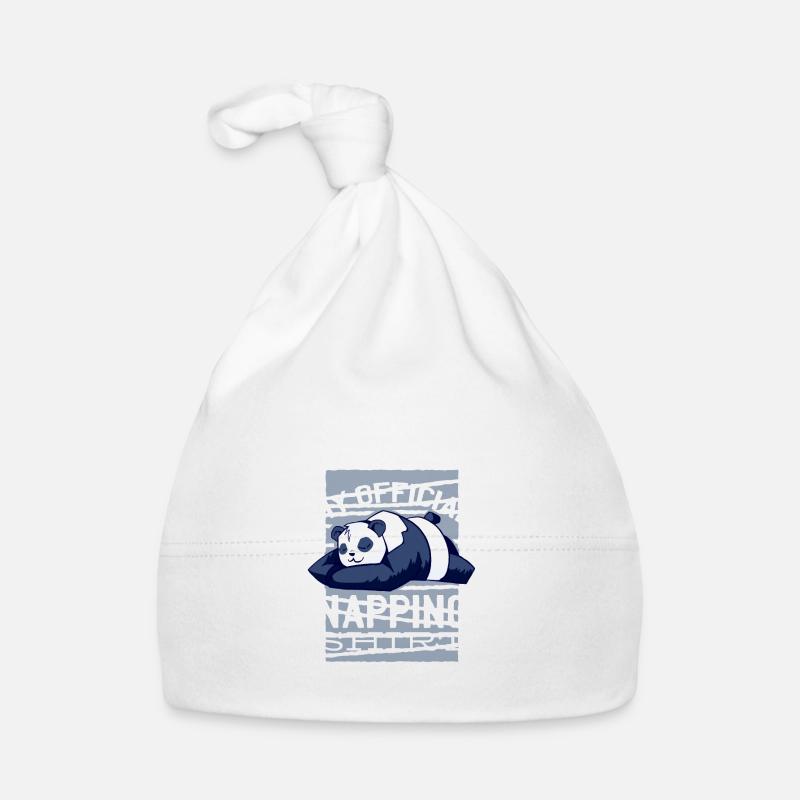Mittagsschlaf Panda Nickerchen Baby Bio-Mütze
