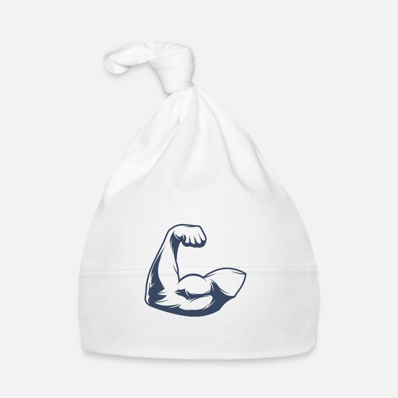 Muscle arm Organic Baby Cap