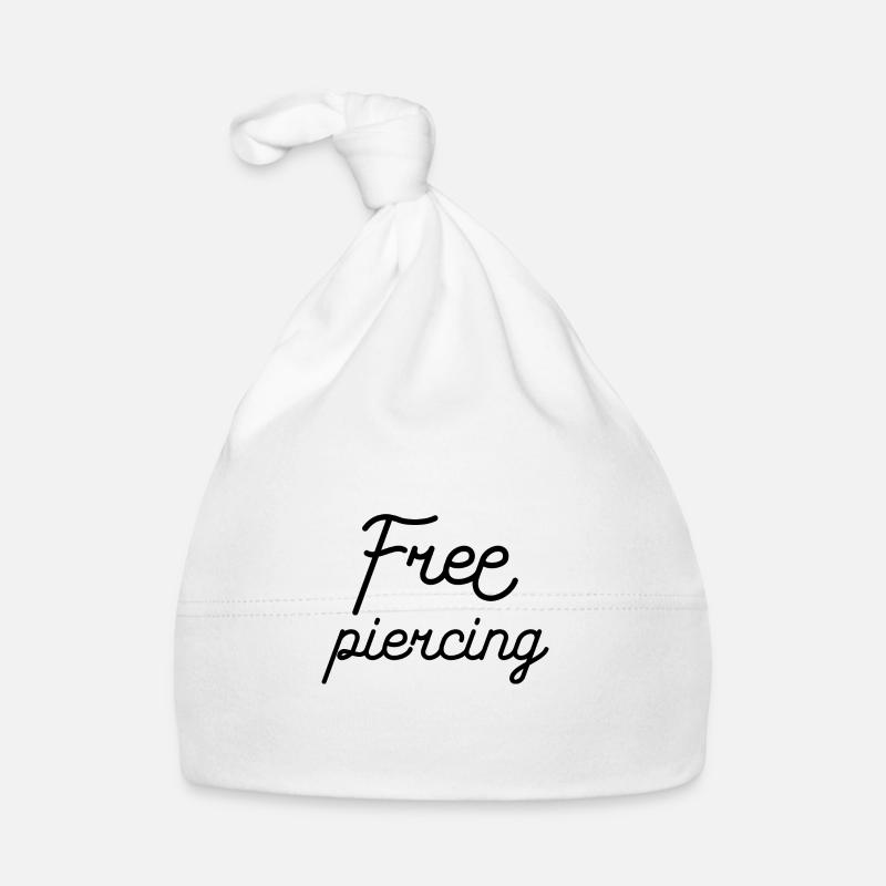 Free piercing Organic Baby Cap