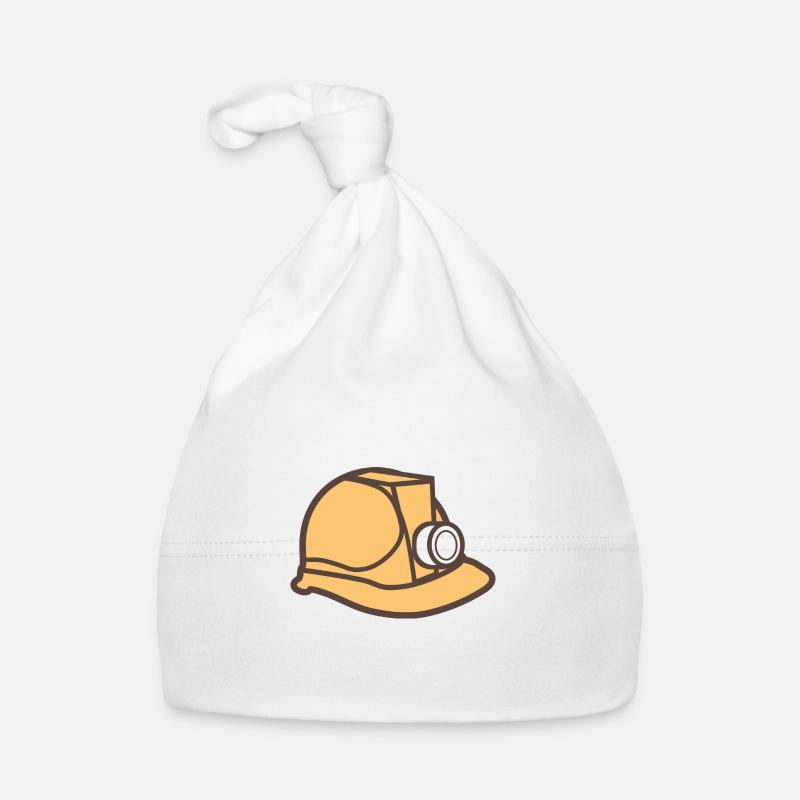 Bauarbeiter Helm Baby Bio-Mütze