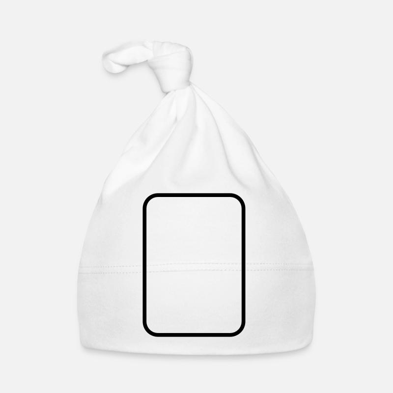 Mathematics - rectangle icon Organic Baby Cap