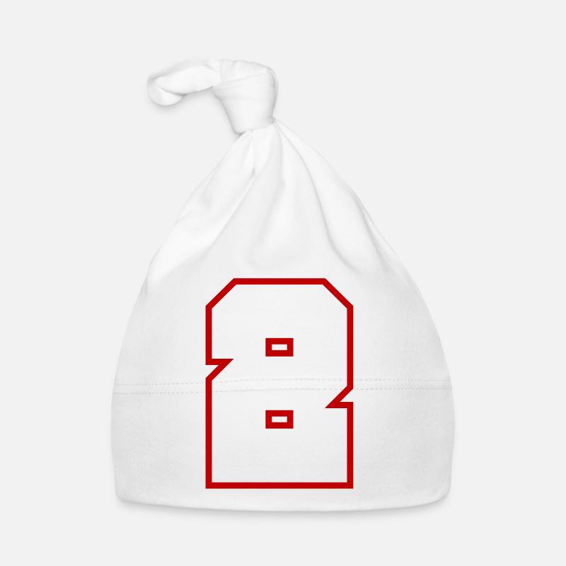 2 Number number Organic Baby Cap