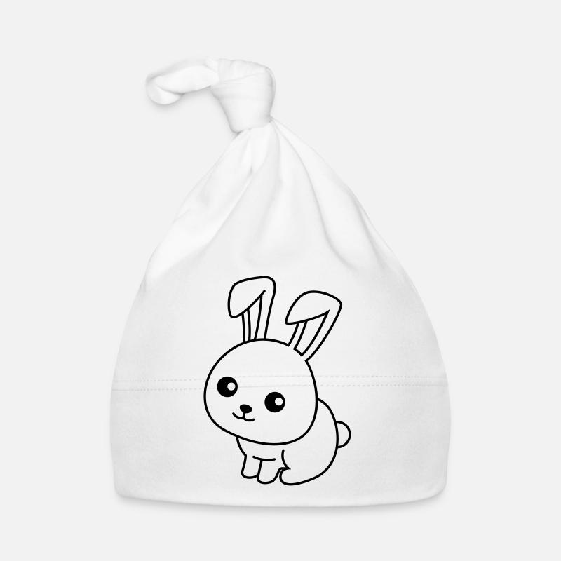 Lapin Comic Animal Bonnet bio Bébé