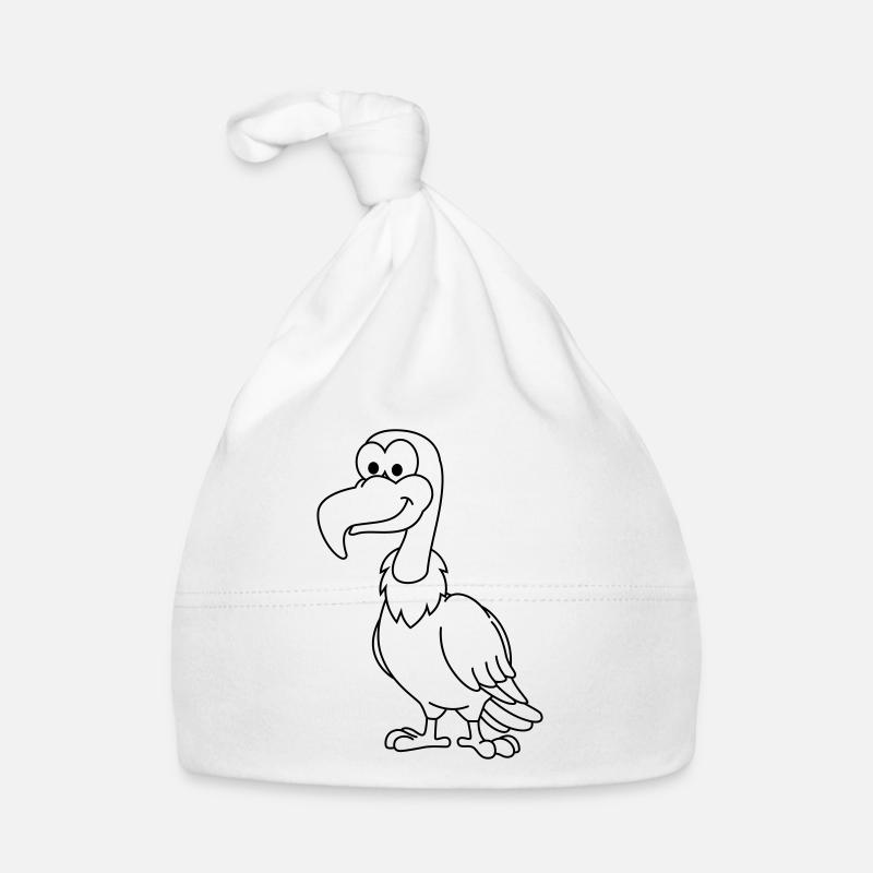 Vulture Comic Animal - Bonnet bio Bébé - blanc