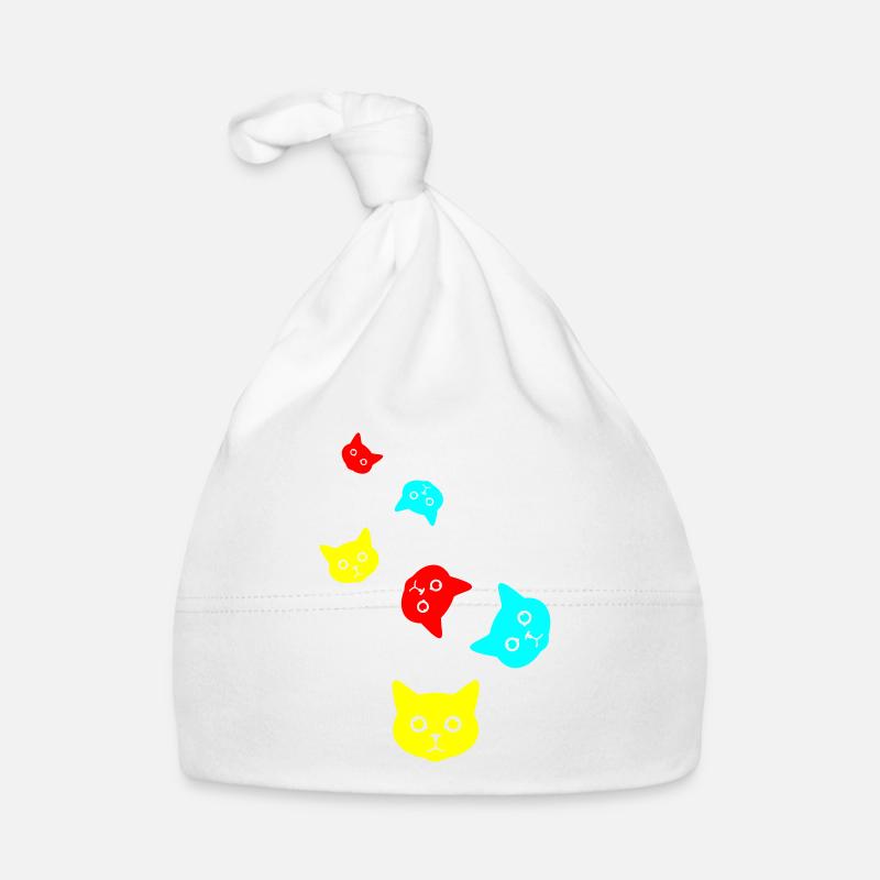 Cat Head Organic Baby Cap