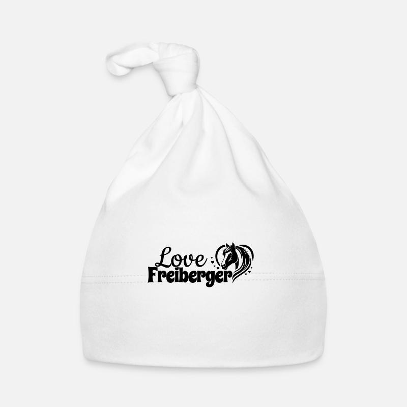 Freiberger Love Herz Pferdekopf Baby Bio-Mütze