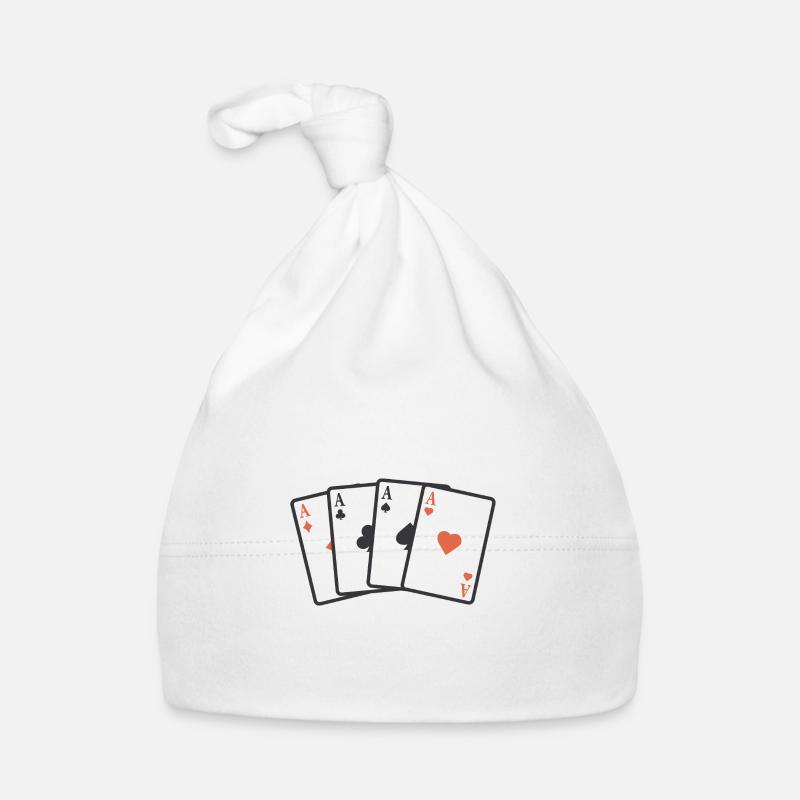 Karten Ass Baby Bio-Mütze
